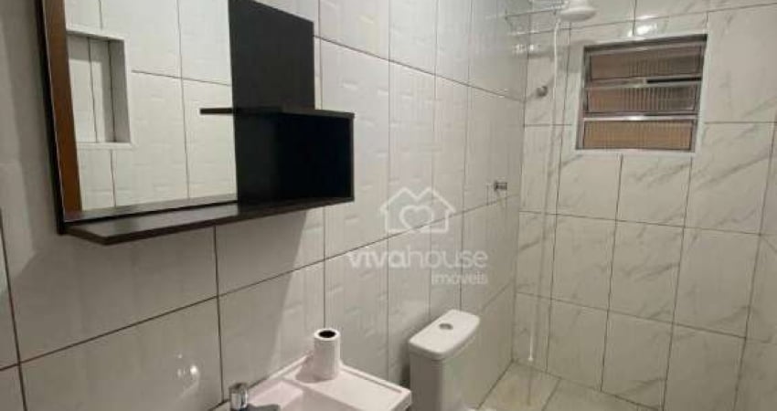 Casa com 2 dormitórios para alugar, 60 m² por R$ 1.100,00/mês - Parque das Américas - Mauá/SP