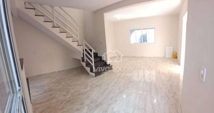 Sobrado com 3 dormitórios à venda, 155 m² por R$ 795.000 - Jardim Guapituba - Mauá/SP