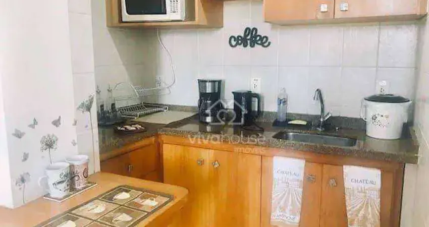 Apartamento com 1 dormitório à venda, 44 m² por r$ 265.000,00 - centro - santo andré/sp