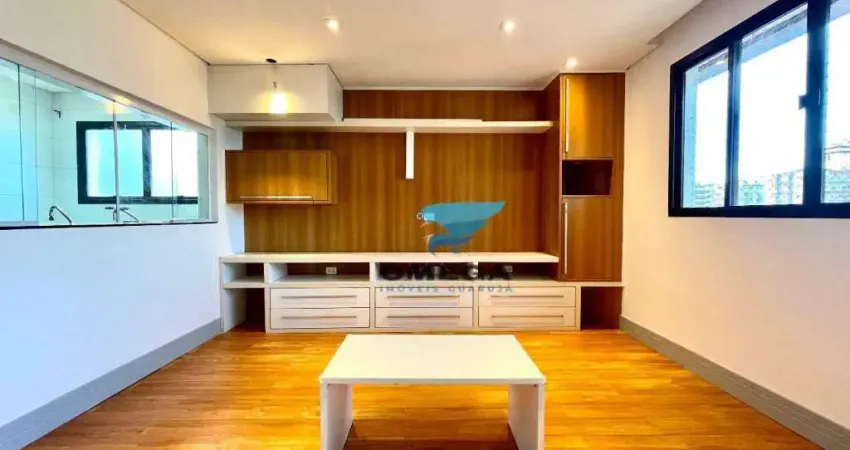 Apartamento reformado com 3 dormitórios à venda, Pitangueiras - Guarujá/SP