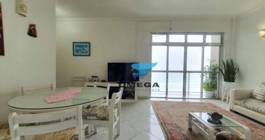 FRENTE MAR - Amplo apartamento com 2 dormitórios  sendo 1 suíte à venda na Praia das Pitangueiras - Guarujá/SP.  CONFIRA!