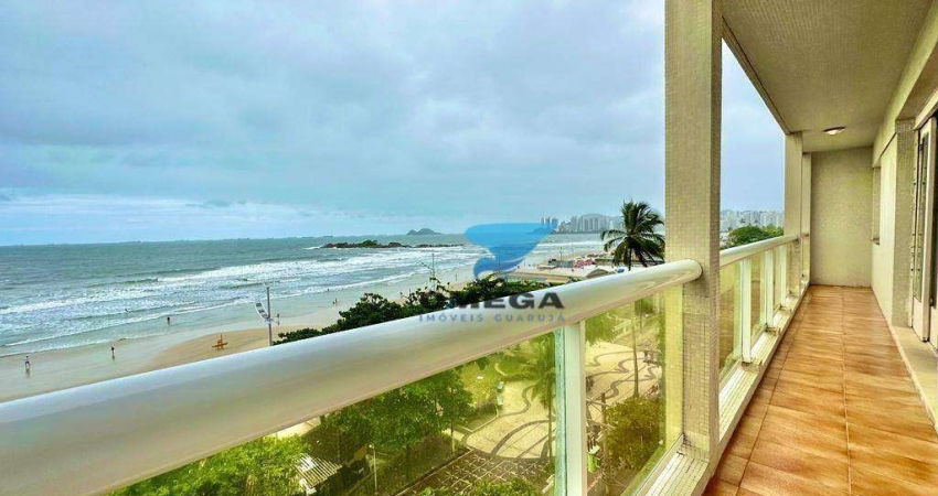 Apartamento à venda - Localização Privilegiada de Frente para o mar - Pitangueiras - Guarujá.
