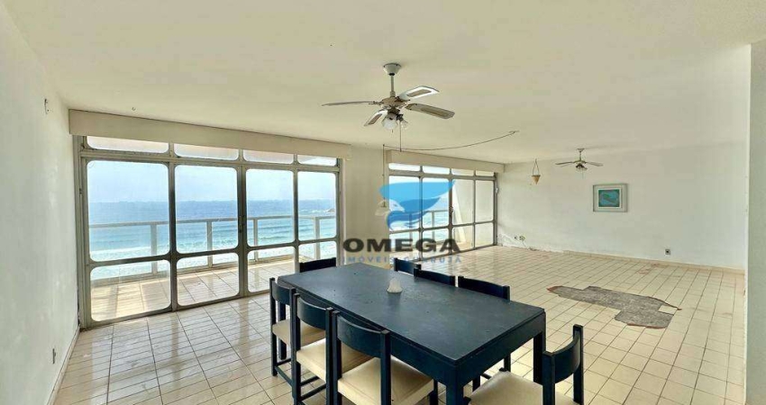 Apartamento com 6 quartos à venda -Frente Total -Praia das Pitangueiras - Guarujá.