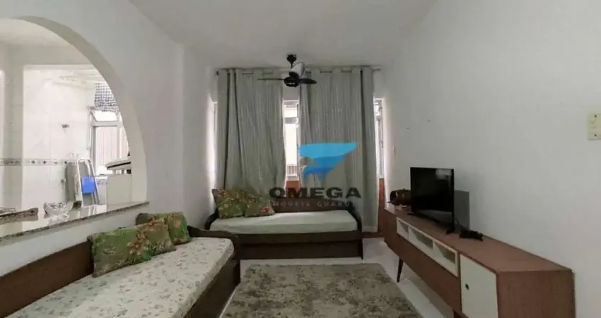 Apartamento com 1 dormitório à venda, 53 m² por r$ 350.000,00 - pitangueiras - guarujá/sp