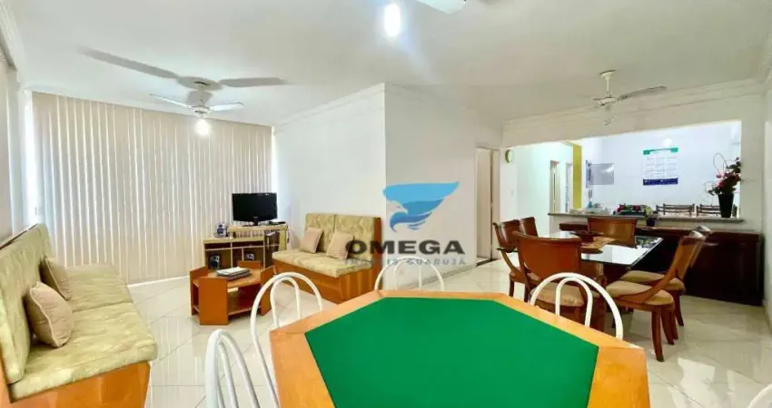 Apartamento com 4 dormitórios, Sacada vista mar, 2 Suítes à venda na Praia das Pitangueiras - Guarujá/SP