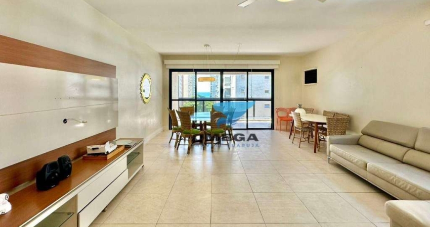Praia das Pitangueiras, Guarujá, Vista mar, 4 suítes, varanda, 3 vagas de garagem