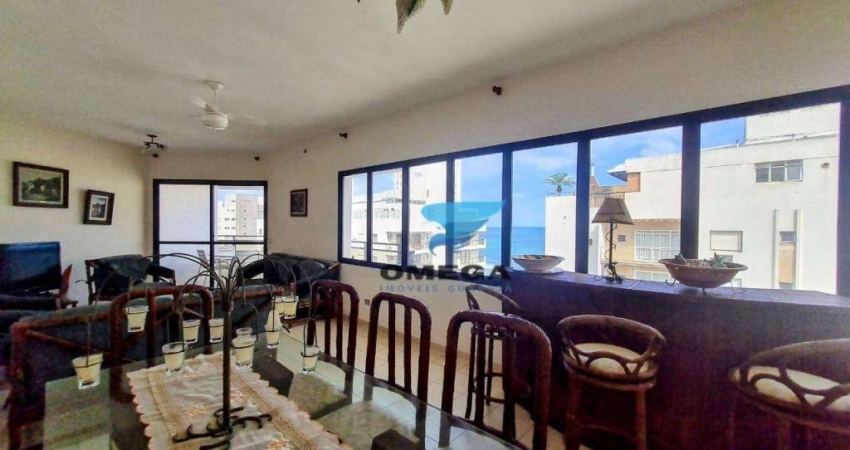 Apartamento com vista mar e 4 dormitórios à venda na Praia das Pitangueiras!
