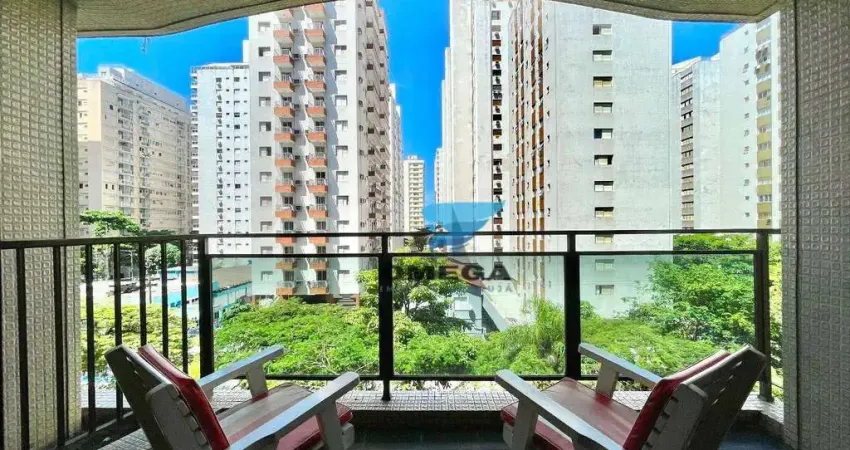 Apartamento com vista mar à venda pertinho do mar na praia das pitangueiras - guarujá/sp. localização privilegiada!