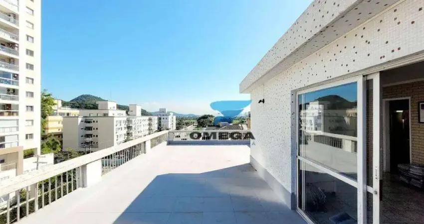 Cobertura duplex à venda na praia das astúrias no guarujá i omega imóveis