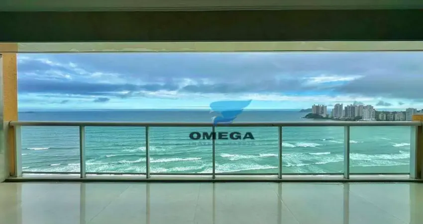 Apartamento reformado frente mar à venda na praia das pitangueiras no guarujá i omega imoveis