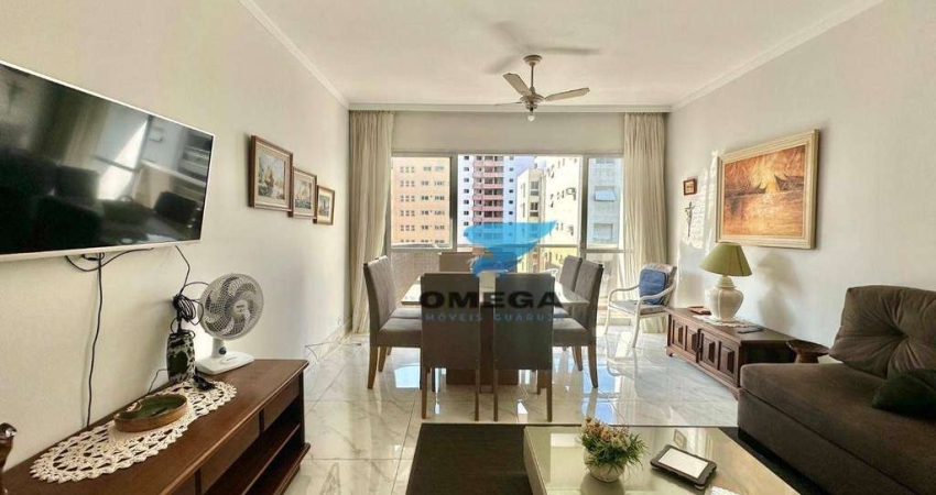 Apartamento reformado à venda na Praia das Pitangueiras no Guarujá I Omega Imoveis