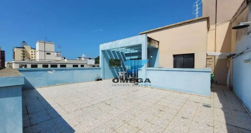 Cobertura à venda na praia do tombo - guarujá/sp. localização privilegiada!