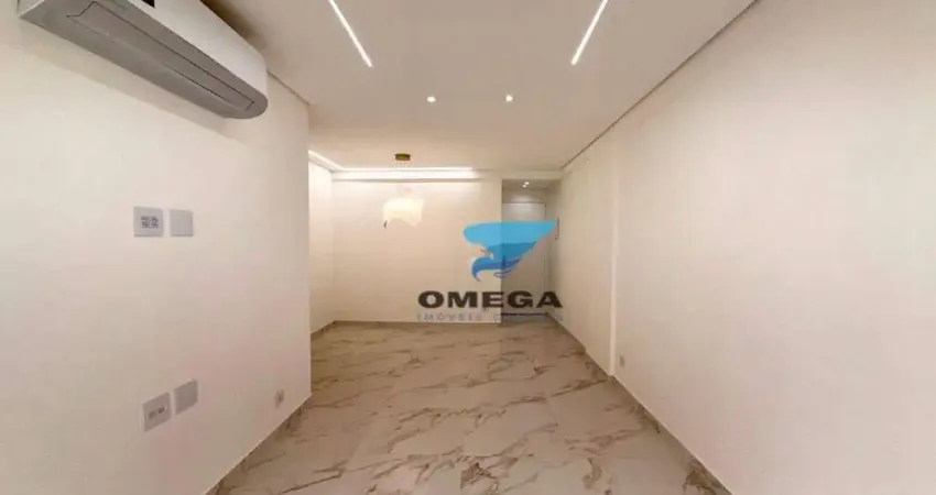 Apartamento reformado à venda na praia das Astúrias no Guarujá I Omega Imoveis