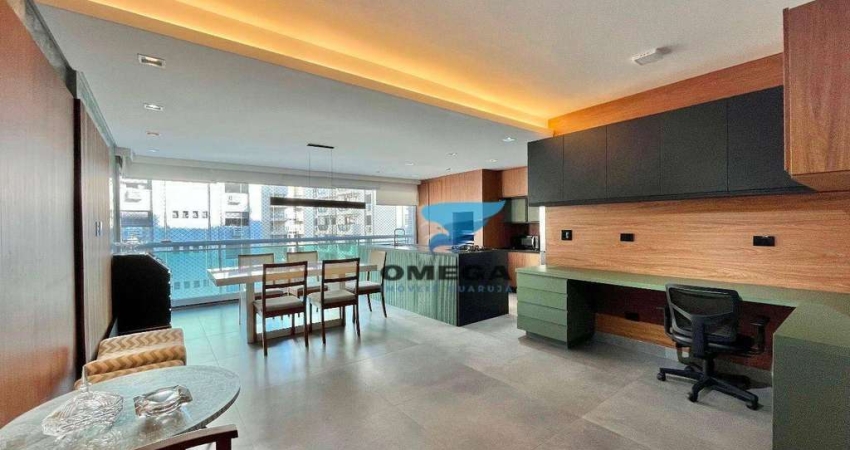 Apartamento com 3 dormitórios à venda, 110 m² por R$ 950.000,00 - Pitangueiras - Guarujá/SP