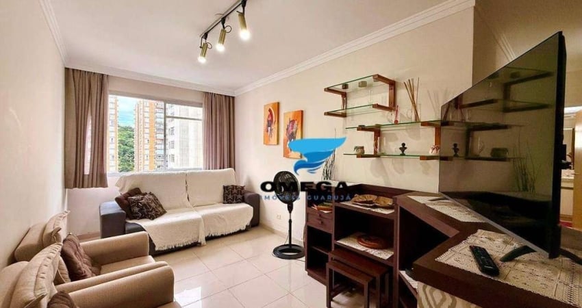 Apartamento à venda na praia das Pitangueiras no Guarujá I Omega Imoveis
