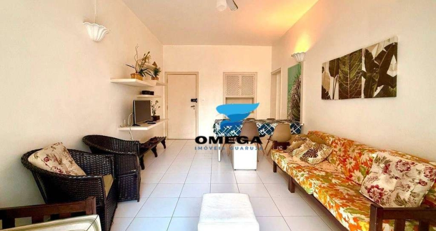 Apartamento vista mar à venda na praia das Pitangueiras no Guarujá I Omega Imoveis
