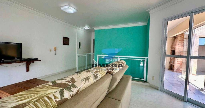 Cobertura duplex com 3 dormitórios sendo 1 suíte à venda - Próximo da Praia das Pitangueiras - Guarujá/SP. CONFIRA MAIS DETALHES !