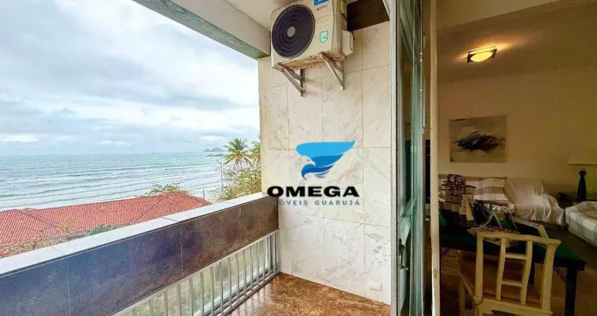 Apartamento beira mar à venda na praia das pitangueiras no guarujá i omega imoveis