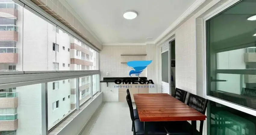 Apartamento com 2 dormitórios à venda, 73 m² por r$ 790.000,00 - jardim astúrias - guarujá/sp