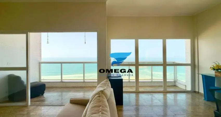 Apartamento beira mar à venda na praia das pitangueiras no guarujá i omega imoveis