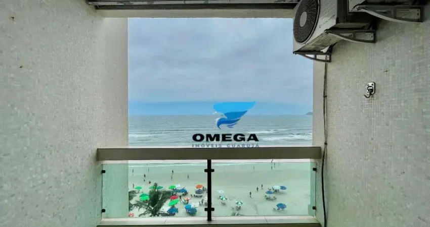 Apartamento frente ao mar com 3 dormitórios e 1 vaga à venda - pitangueiras - guarujá/sp