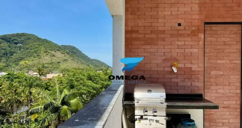 Cobertura à venda na praia do tombo em guarujá | omega imóveis