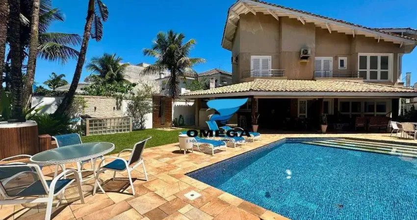 Casa de alto padrão à venda em condomínio jardim acapulco no guarujá | omega imóveis