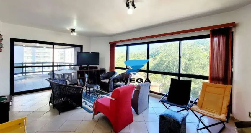 Apartamento com 5 dormitórios à venda, 166 m² por r$ 800.000,00 - jardim astúrias - guarujá/sp