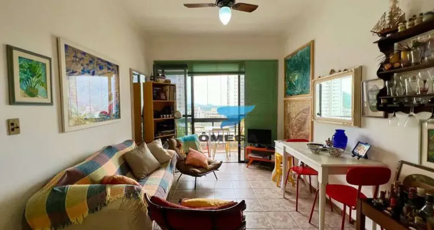 Apartamento com 1 dormitório à venda, 47 m² por r$ 360.000,00 - jardim astúrias - guarujá/sp