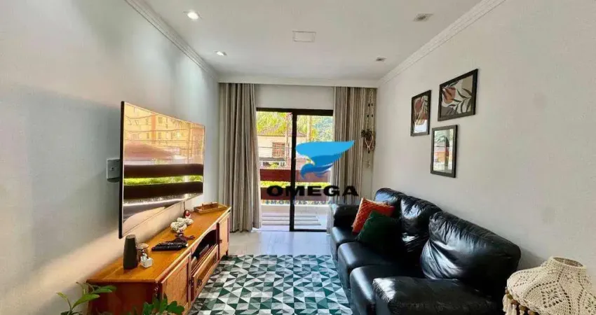 Apartamento com 2 dormitórios à venda, 74 m² por r$ 350.000,00 - enseada - guarujá/sp