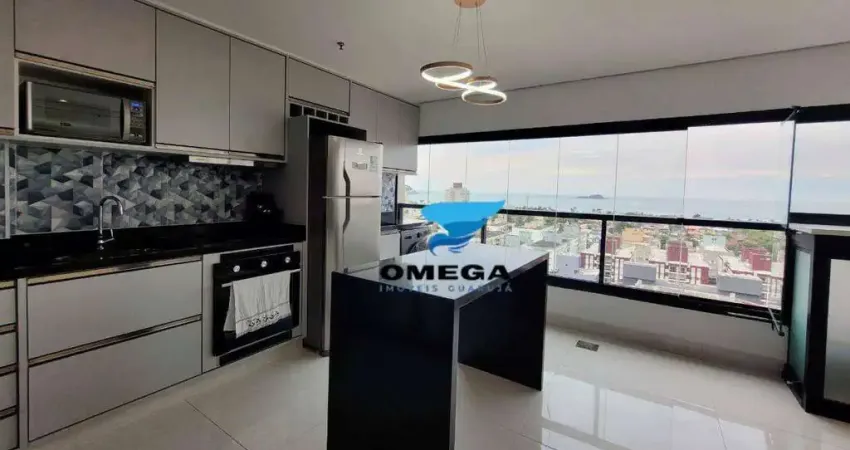 Apartamento com 1 dormitório à venda, 41 m² por r$ 650.000,00 - enseada - guarujá/sp