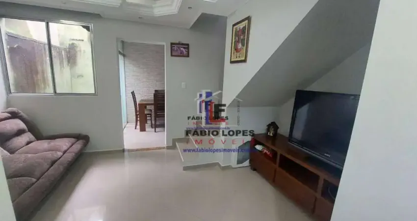 Casa com 2 dormitórios à venda, 65 m² por R$ 265.000,00 - Jardim Vila Rica - Santo André/SP