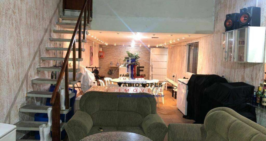 Sobrado com 3 dormitórios à venda, 213 m² por R$ 585.000 - Vila Sacadura Cabral - Santo André/SP