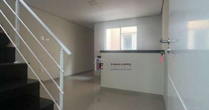 Cobertura com 2 dormitórios à venda, 98 m² por R$ 477.000,00 - Jardim Paraíso - Santo André/SP