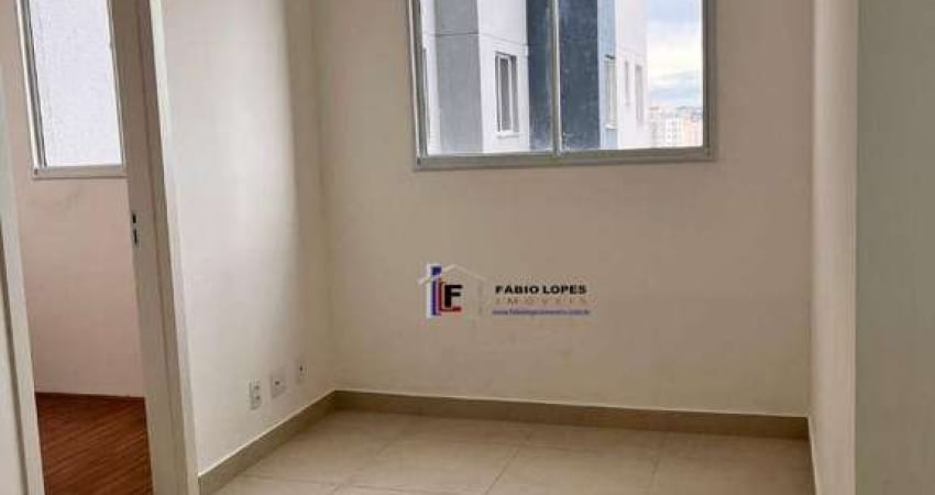 Apartamento com 2 dormitórios para alugar, 35 m² por R$ 1.970,00/mês - Vila Sacadura Cabral - Santo André/SP
