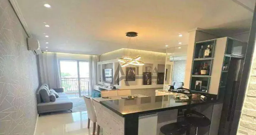 ** Piazza Di Verona - PORTEIRA FECHADA - Cinematográfico apartamento em andar alto c/ varanda gourmet c/ churrasqueira **