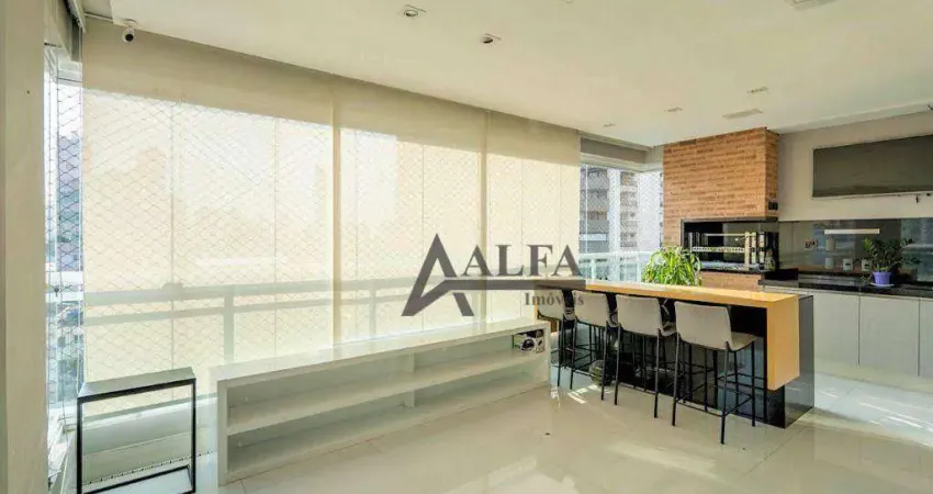 ** montessori - oportunidade - cinematográfica apto. c/ vista livre p/ o tatuapé e anália franco - 4 vagas + depósito **