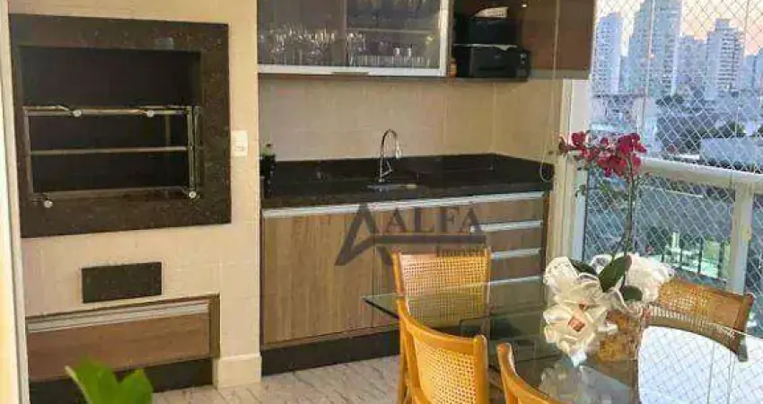 ** UNION MOÓCA - O P O R T U N I D A D E - Lindo apartamento c/ ampla varanda gourmet c/ churrasqueira **