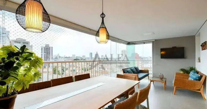 ** Terraças Tatuapé - OPORTUNIDADE - Cinematográfico apto. em andar alto c/ ampla varanda gourmet c/ churrasqueira - 2 Vagas **