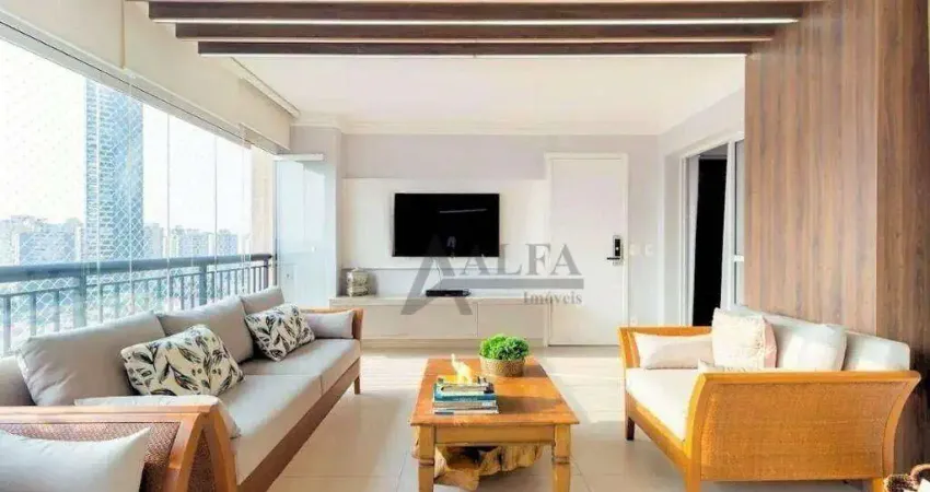 ** welcome - oportunidade - maravilhoso apto. em andar alto c/ ampla varanda gourmet c/ churrasqueira - 4 vagas + depósito **