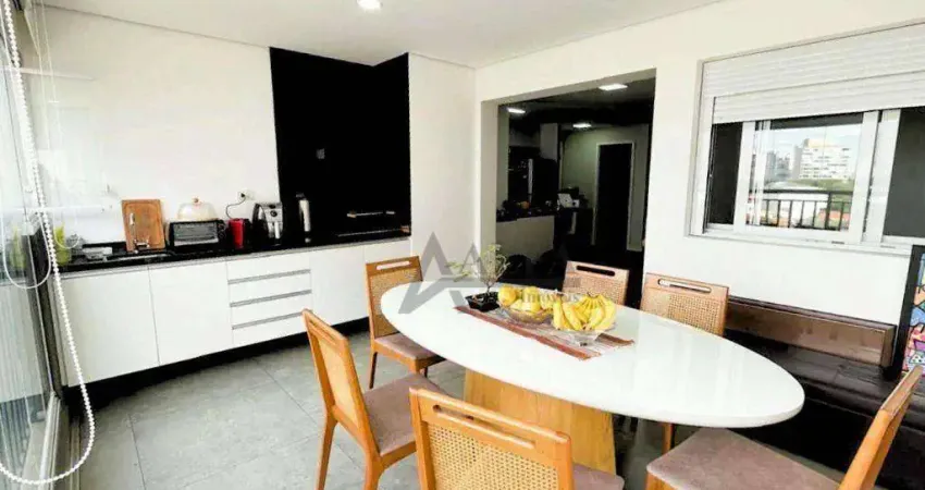 ** Exclusive Tatuapé - IMPERDÍVEL - Maravilhoso apartamento c/ ampla varanda gourmet c/ churrasqueira totalmente integrada **