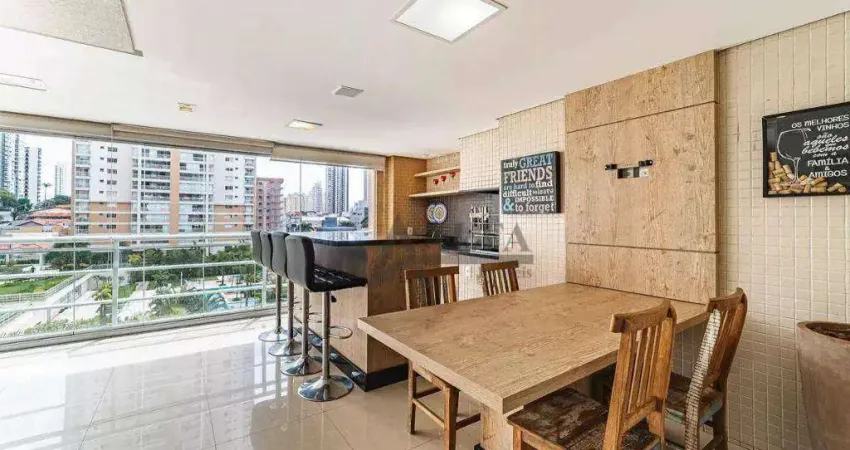 ** mont serrat - oportunidade - lindo apto. c/ ampla varanda gourmet c/ churrasqueira - 3 vagas **