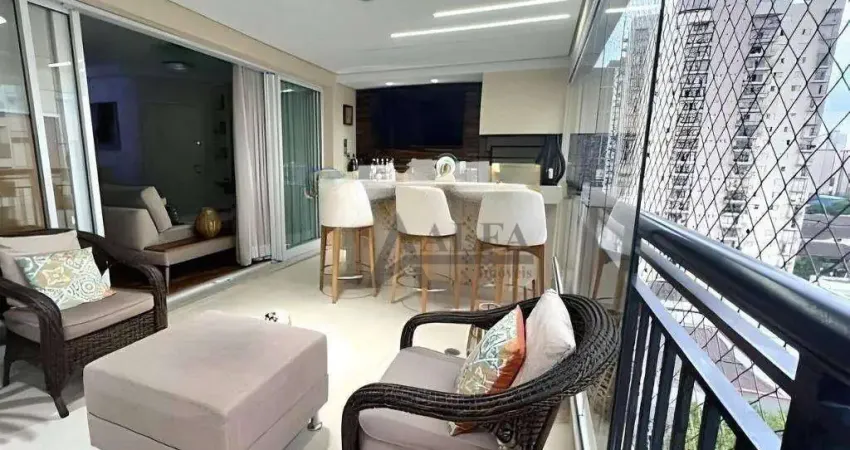 ** collori - oportunidade - cinematográfico apto. ensolarado em andar alto c/ ampla varanda gourmet c/ churrasqueira - 2 vagas **