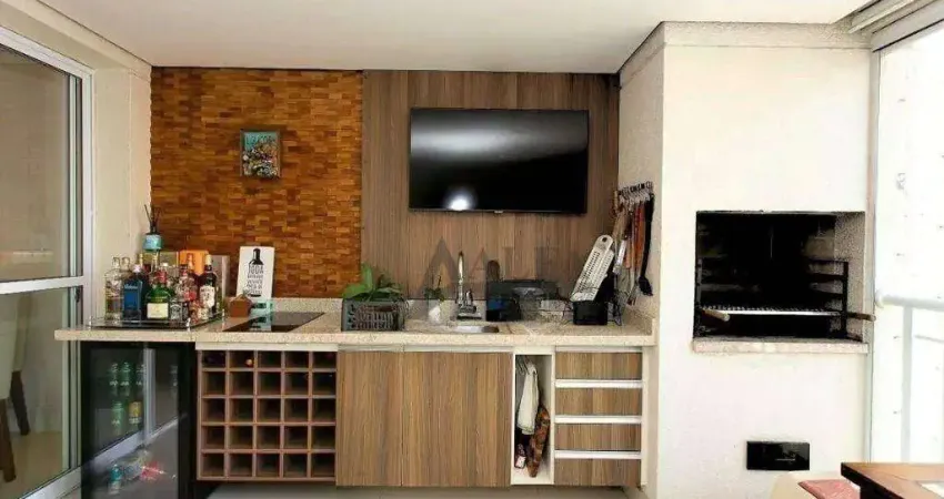 ** tatuapé condominium club - o p o r t u n i d a d e - lindo apartamento c/ ampla varanda gourmet c/ churrasqueira **