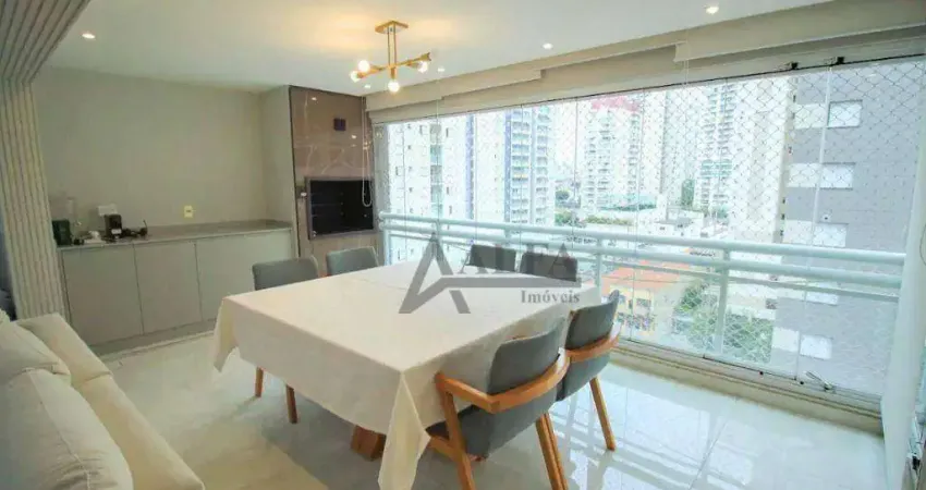 ** moóca condominium club - imperdível - cinematográfico apartamento c/ ampla varanda gourmet c/ churrasqueira totalmente integrada as salas **