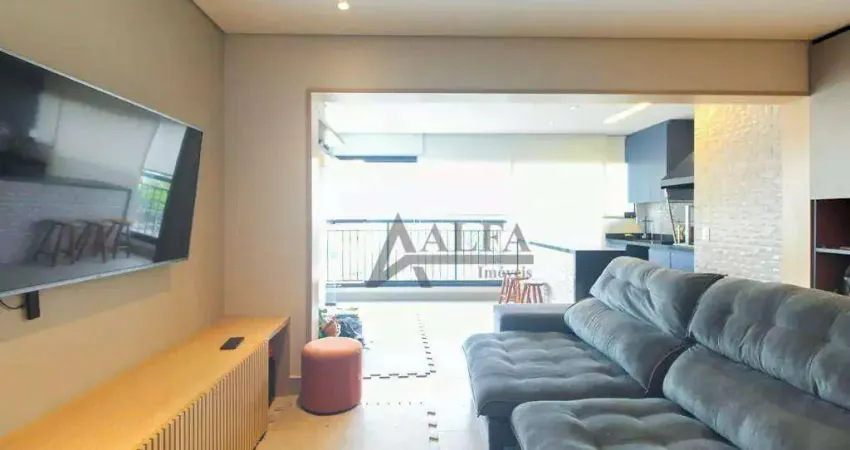 ** vértiz tatuapé - cinematográfico apartamento ampla varanda gourmet totalmente integrada a sala **