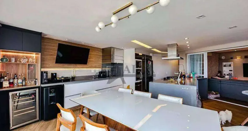 ** Família Moóca - OPORTUNIDADE - Cinematográfico apto. em andar alto c/ ampla varanda gourmet c/ churrasqueira - 2 Vagas + Depósito **