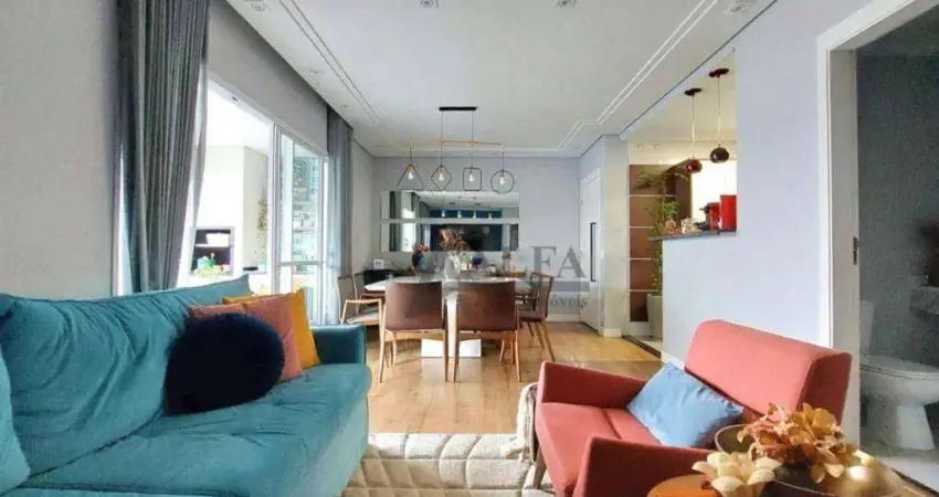 ** premium anália franco - oportunidade - maravilhoso apto. c/ ampla varanda gourmet c/ churrasqueira - 2 vagas **