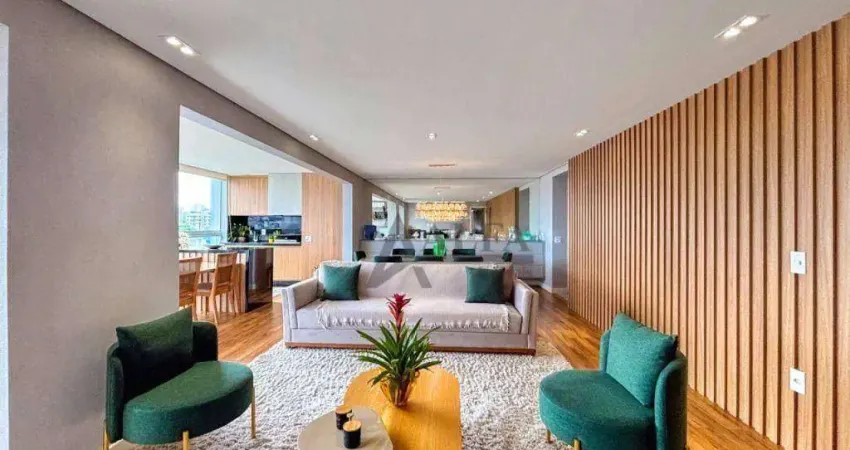 ** araribá - oportunidade - cinematográfico apto. c/ ampla varanda gourmet c/ churrasqueira - 3 vagas + depósito **