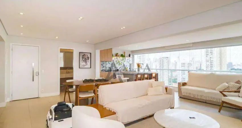 ** PÁTIO MOÓCA - I M P E R D Í V E L - Cinematográfico apartamento c/ ampla varanda gourmet c/ churrasqueira totalmente integrada a sala **